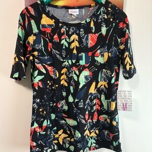 Lularoe Gigi Colorful Abstract Print Women's Top